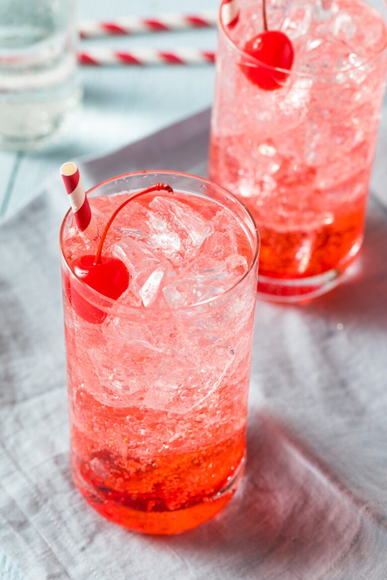 Sweet Refreshing Cherry Cocktail Mocktail
